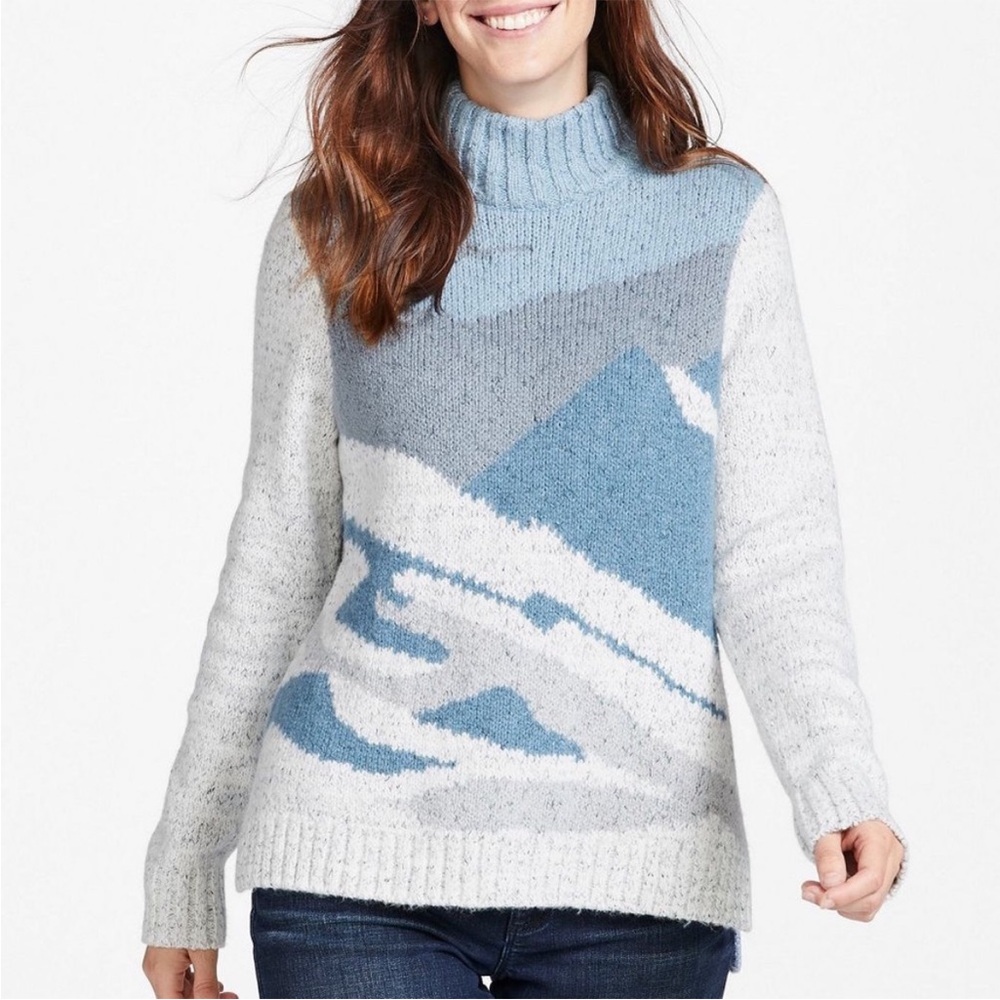 L.L. Bean Signature Cozy Fair Isle Sweater Size Small